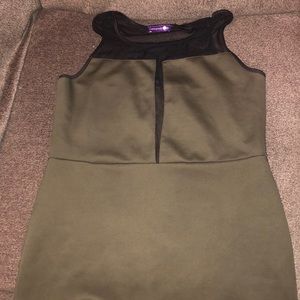 olive green dress L/XL